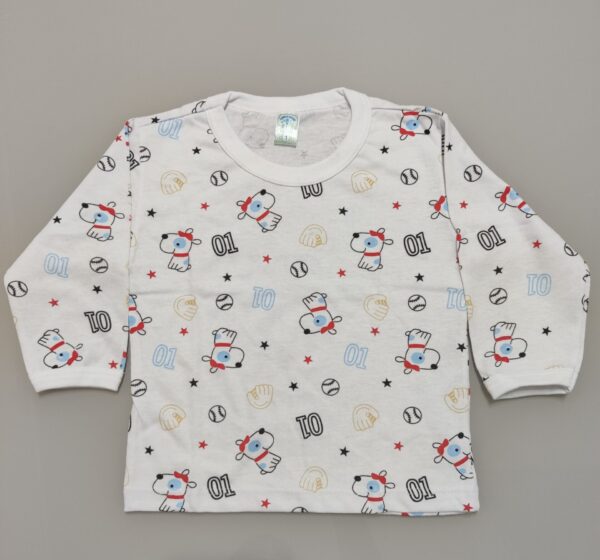 Camisa Pijama Manga Longa - Estampas Sortidas